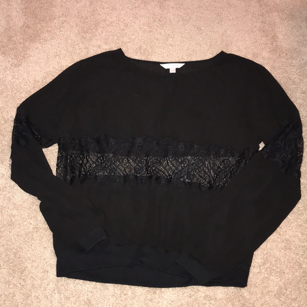 Sheer fashion top!